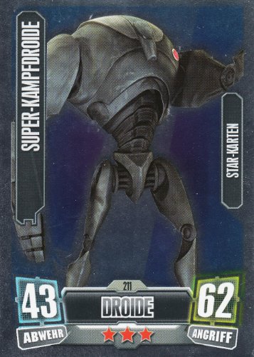 Force Attax Serie 2 Super-Kampfdroide 211 deutsch Force Attax Serie 2 Super-Kampfdroide 211 deutsch von Topps