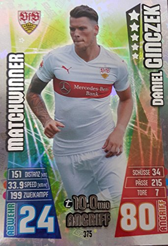 Match Attax 2015/2016 Matchwinner Daniel Ginczek VFB Stuttgart von Topps