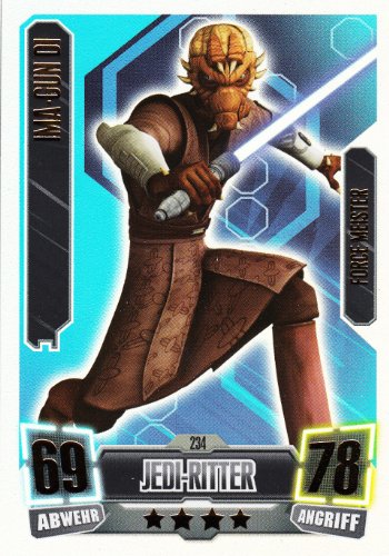 Star Wars Force Attax Serie 2 Einzelkarte 234 Ima-Gun Di Jedi-Ritter Force Me... von Topps