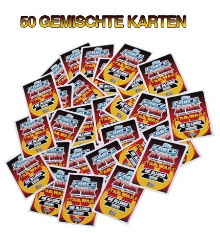 TOPPS - Star Wars Force Attax - Movie Cards Serie 3 - 50 gemischte Base Karten - Deutsch von Topps