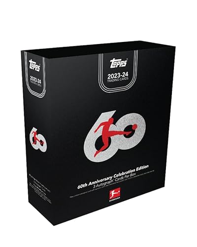 Topps 60 Years Anniversary Celebration Bundesliga Box, Fußball TCG Sammelkarten, Tradingcards von Topps