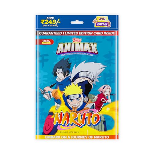 Topps Animax 2024 Offizielles Naruto-Sammelkartenspiel - Smart Game Pack von Topps