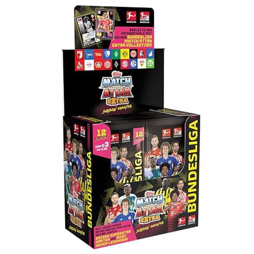 Topps Bundesliga Match Attax Extra 2023, Fußballkarten - Display Box von Topps