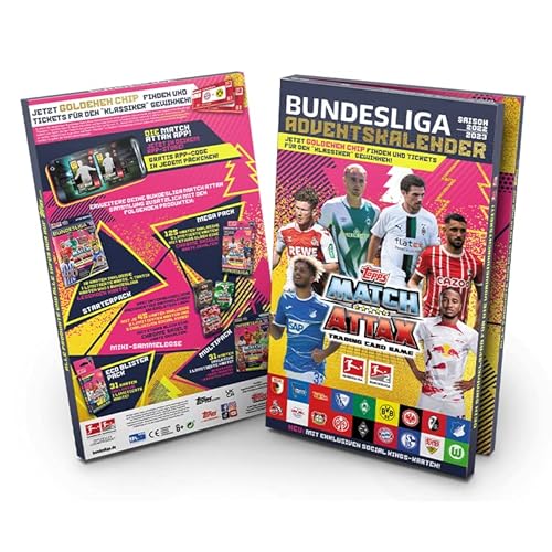 Topps Bundesliga Match Attax Fußball-Sammelkarten 2022/23 - Adventskalender Topps Bundesliga Match Attax Fußball-Sammelkarten 2022/23 - Adventskalender von Topps