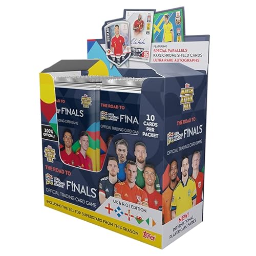 Topps Match Attax 101 Fußballkarten, Road to UEFA Nations League Finals, komplette Box von Topps