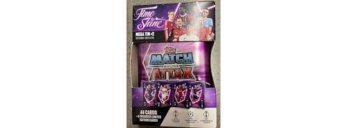 Topps Match Attax 24/25 - Mega Tin 'Time to Shine' - Tin 2 - Enthält 44 Match Attax Karten Plus 4 Exklusive LE's - Cole Palmer, Jude Bellingham, Alejandro Grimaldo und Federico Dimarco! von Topps