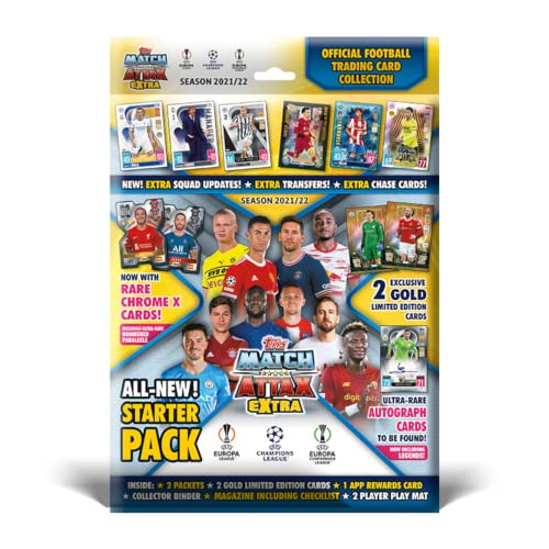 Topps Match Attax Extra 2022 – UEFA Champions League Fußballkarten – Starterpaket von Topps