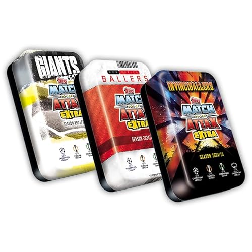 Topps Match Attax Extra 2025 - Mega Tin Bundle - Amazon Exclusive! Alle 3 Mega Tins der diesjährigen Match Attax Extra Collection! Topps Match Attax Extra 2025 - Mega Tin Bundle - Amazon Exclusive! Alle 3 Mega Tins der diesjährigen Match Attax Extra Collection! von Topps