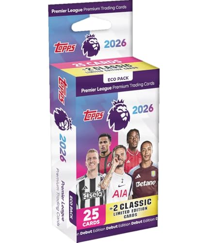 Topps Premier League 2025/26 Eco Pack Sammelkarten Topps Premier League 2025/26 Eco Pack Sammelkarten von Topps