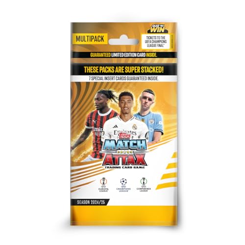 Topps UEFA Champions League Match Attax 24/25 Sammelkartenspiel, Multipack von Topps