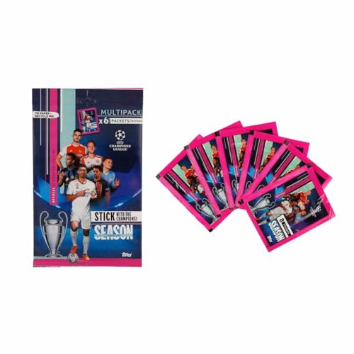 Topps UEFA Champions League Stickers Multipack (6 Umschläge/48 Aufkleber) von Topps