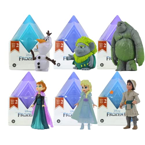 Disney Die Eiskönigin 2 Pop Adventures Series 2 identifizierte Blindboxen – Minifiguren mit Gelenken, 5 cm – Elsa, Olaf, Royal Anna, Grand Pabbie, Earth Giant und Ryder – Set 1 von Toptoys2u Bargain Bundles