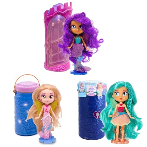 Toptoys2u Bargain Bundles BFF Bright Fairy Friends Shine Together Doll Blind Box Bundle – 3-teiliges Set Meerjungfrau & Fee – Serie 1, Serie 2 & Serie 3 Spielzeug 16 cm Puppen von Toptoys2u Bargain Bundles