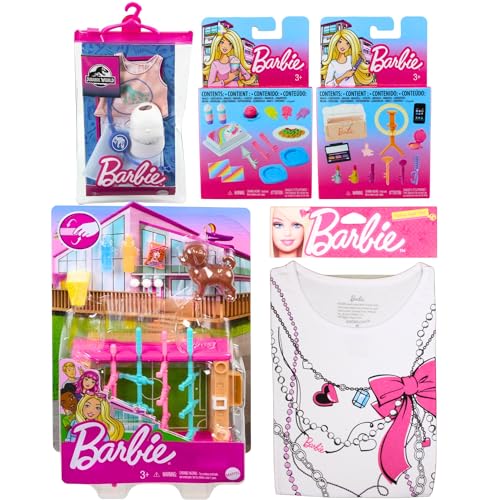 Toptoys2u Bargain Bundles Barbie Ultimate Collectors Spielset & Zubehör-Sets – (5-teiliges Set – Tischfußball) von Toptoys2u Bargain Bundles