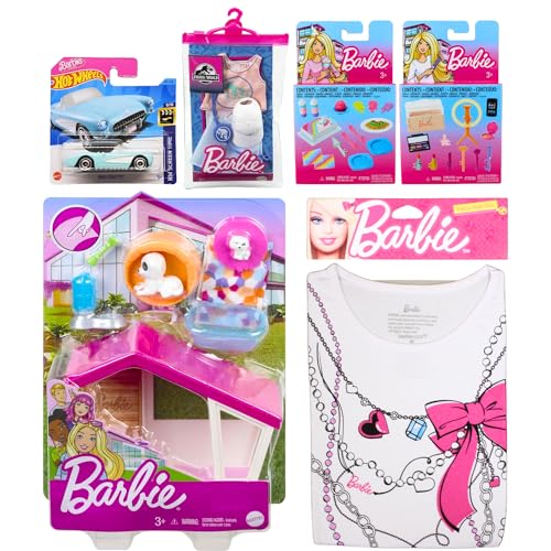 Toptoys2u Bargain Bundles Barbie Ultimate Collectors Spielset & Zubehör-Sets – (6-teiliges Set – Zwinger & Barbie-Korvette) von Toptoys2u Bargain Bundles