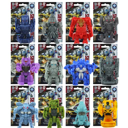 Transformers Tiny Turbo Changers Serie 2 Blind Bag Figuren Identifiziertes Set, komplettes Set mit allen 12 Stück von Toptoys2u Bargain Bundles