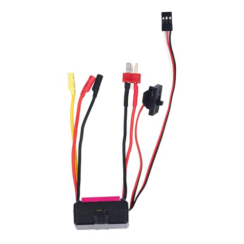 Topyond 35A bürstenloser ESC, Wärmeableitung, elektronischer Geschwindigkeitsregler für RC-Car, RC-Boot, 2 bis 3S Lithiumbatterie, unterstützt BEC-Ausgang 5 V/2 A für 1/14, 1/16, von Topyond