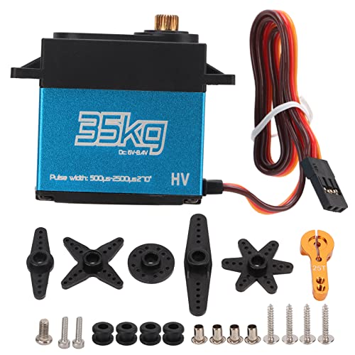 Topyond High Torque Servo Motor 35kg Coreless Digital Servo for 1/8 1/10 RC Car, rc servo, Metal Gear, Waterproof, servos for Robot Truck DIY Topyond High Torque Servo Motor 35kg Coreless Digital Servo for 1/8 1/10 RC Car, rc servo, Metal Gear, Waterproof, servos for Robot Truck DIY von Topyond