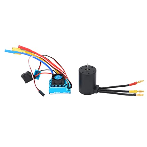 Topyond RC bürstenloser Motor, 3650 3600 kV bürstenloser Motor und ESC -Kombination, RC -Auto -Teil für 1/8 1/10 RC -Auto, Hochwasserschutzmittel und Hochgeschwindigkeit von Topyond