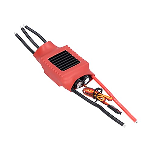 Topyond Red Brick 50A ESC Bürstenloser elektronischer Geschwindigkeitsregler für RC-Drohnen/FPV-Drohnen, 5V/3A BEC-Ausgang, leichtes Design für stabile Flugleistung von Topyond