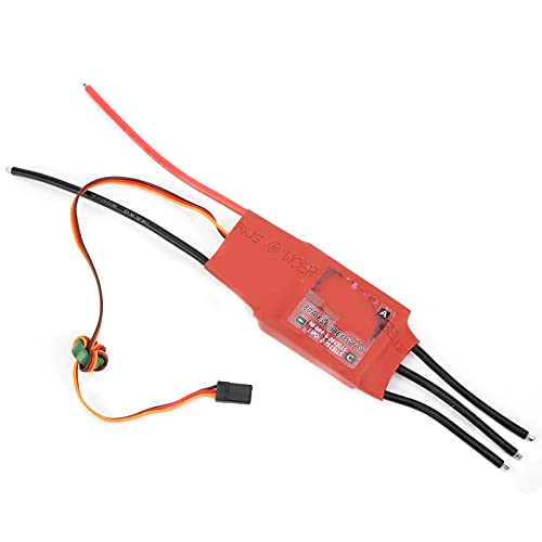 Topyond Red Brick 80A bürstenloser elektronischer Geschwindigkeitsregler 5V 3A BEC für RC-Drohnen-FPV-Drohnen, leichtes und Robustes Netzteil für Hochleistungsdrohnen von Topyond