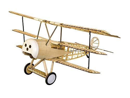 Torcster 212345 Fokker DR1 1540mm Holzbaukasten, Modellflugzeug für RC Bausatz DIY, gelaserte Balsa Sperrholz Holz Bauteile Holzmodell Flugzeug von Torcster