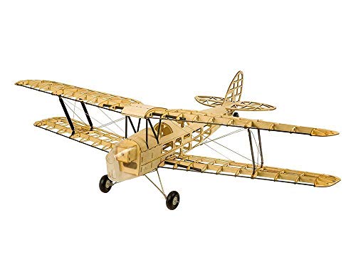 Torcster 212878 Tiger Moth 980mm Holzbaukasten Modellflugzeug für RC Bausatz DIY, gelaserte Balsa Sperrholz Holz Bauteile Holzmodell Flugzeug von Torcster