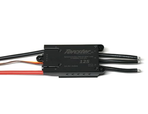 Torcster 213045 Speedcontroller PRO V3 SBEC 125A ESC Brushless Speed Controller Regler für RC Flugzeug von Torcster