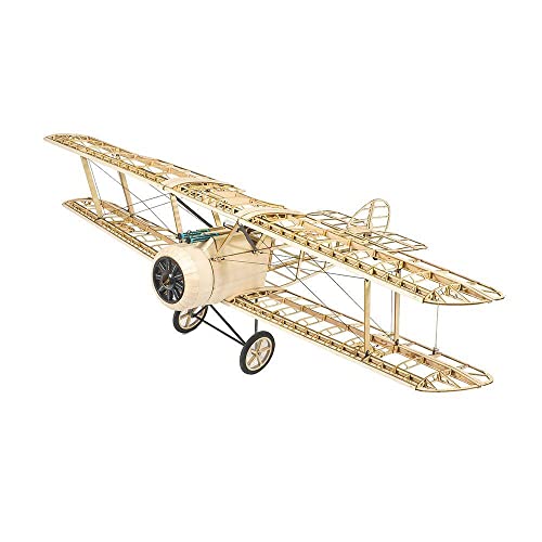 Torcster 215351 Sopwith Camel 1200mm Holzbaukasten Brushless Flugzeug Neuheit 2022 Balsa Modellflugzeug für RC Bausatz DIY, gelaserte Balsa Sperrholz Holz Bauteile Holzmodell Flugzeug von Torcster