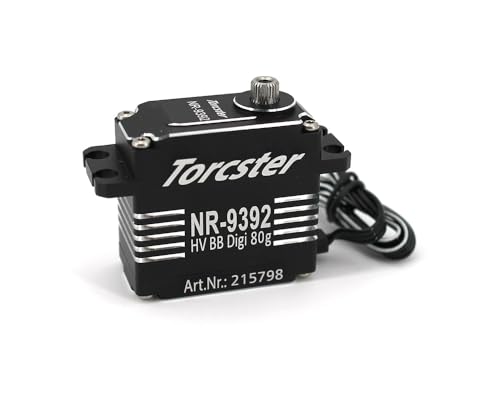 Torcster 215798 Servo NR-9392 Brushless HV BB Digital 80g Servomotor Modellbau von Torcster