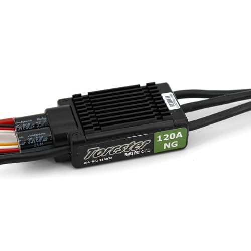 Torcster 216078 Speedcontroller NG BEC 120A ESC Brushless Speed Controller Regler für RC Flugzeug von Torcster