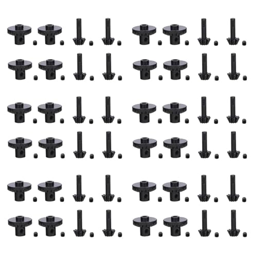Torribala 48 StüCk Stahl Vorder- und Achs Getriebe Antrieb Wellen Getriebe Upgrade Zubehör für C14 C24 B24 B36 MN D90 D99 MN99S Teile von Torribala