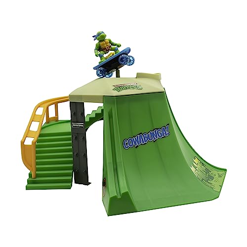 Teenage Mutant Ninja Turtles Leonardo Mutant Mayhem Mini Madness Skatepark TMNT Switch Kick Skater, Alter 3+, Geschenke & Spielzeug von TEENAGE MUTANT NINJA