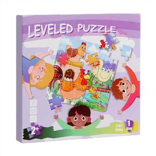 Magnetische Puzzles für Kinder,Magnetische Puzzles | Bauernhaus-Faltpuzzle-Sets | Magnetisches Cartoon-Puzzlebuch für die Früherziehung für Mädchen, Jungen und Kinder von Toseky