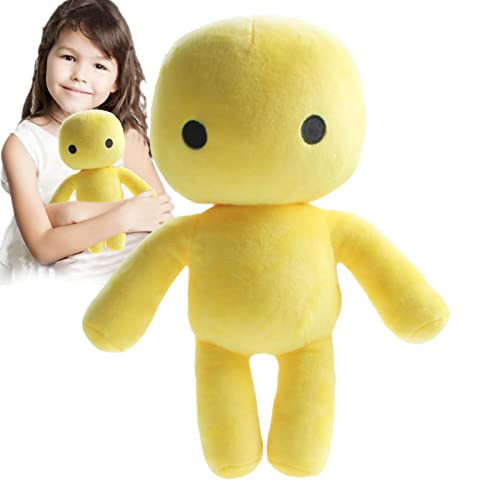 Toseky Wobbly Life Gefülltes Plüschtier Adventure Game Octopus Yellow Villain Doll Gelb Bösewicht Gefüllte Puppe Weiches Kissen Plüschpuppe Hochzeit Valentinstag Kindergeburtstagsgeschenk von Toseky