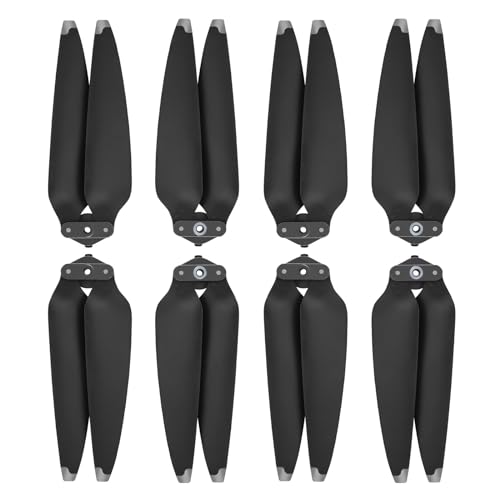 Tosiicop 4 Paar Mavic Propeller für DJI Air 3/Air 3S Ersatzpropellerblätter 8747F Flügel Geräuscharmes Luftschrauben für DJI Air 3/Air 3S Drohnenzubehör Silberne von Tosiicop