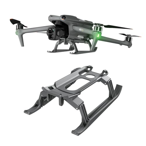 Tosiicop Air 3 Landefüße Fahrwerk - for DJI Mavic Mini Air 3 Dronezubehör Landegestell Erweiterte Schnelle Veröffentlichung Faltbare Landing von Tosiicop