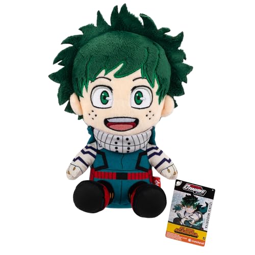 Total Anime Izuku Midoriya – 20 cm große superweiche Plüschfigur mit authentischen Details aus My Hero Academia von Jazwares