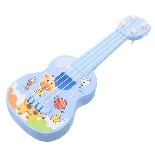 Totority Mini-Gitarre Mini-Ukulele Für Kleinkind Musikinstrument Musikalisches Lernspielzeug Für Kunststoff-Ukulele Kleinkind Ukulele Blue Abs von Totority