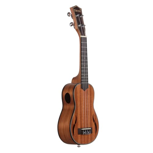 Ukulele Walnuss Gitarre akustisch kleines Mikrofon Tenorsaxophon Mini-Gitarre kleine Gitarre Mini Gitarre pädagogisches Kinderspielzeug Gitarrenspielzeug für Mahagoni Coffee Totority von Totority