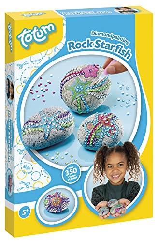 Totum 029798 Creativity Diamond Painting Rock Starfish – Verziere Steine mit funkelnden Glitzersteinchen und Seestern-Stickern Totum 029798 Creativity Diamond Painting Rock Starfish – Verziere Steine mit funkelnden Glitzersteinchen und Seestern-Stickern von Totum