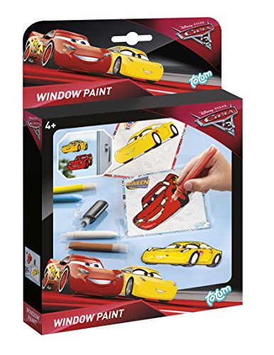 Totum – BJ140080 – Kit Kreative Malerei Glasscheiben – Cars Disney von Totum