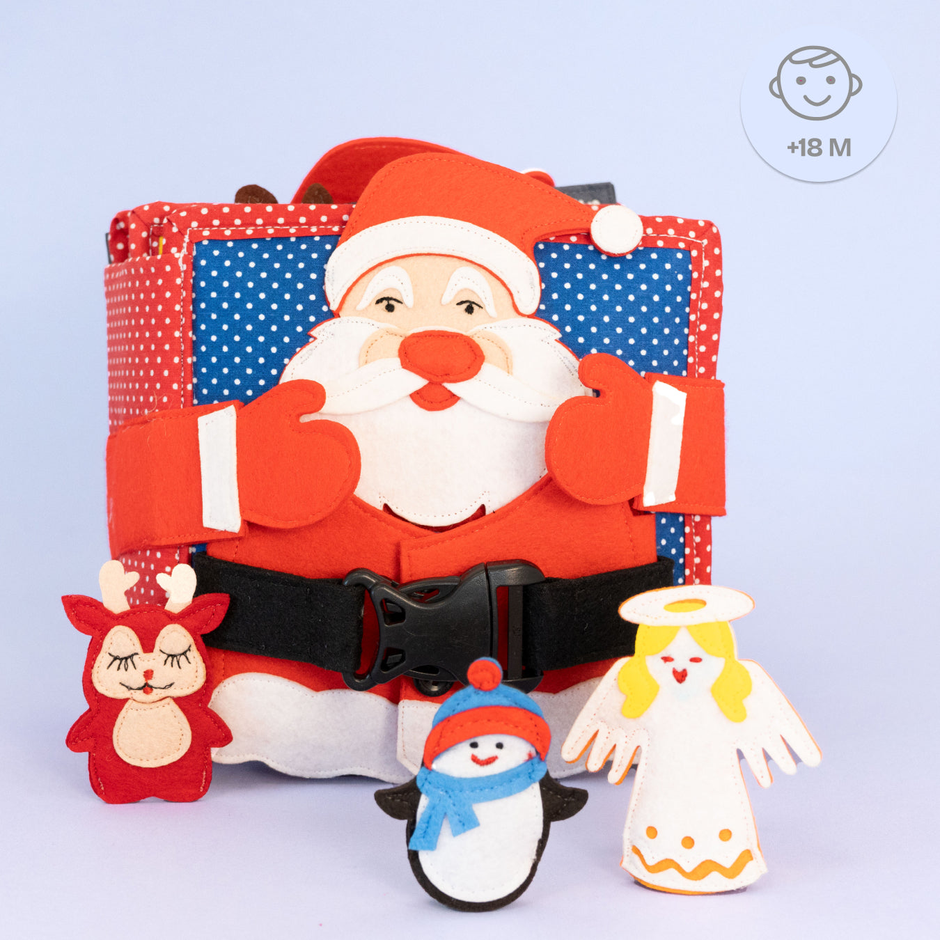 Christmas - 6 Seiten Mini Quiet Book von Touch of India