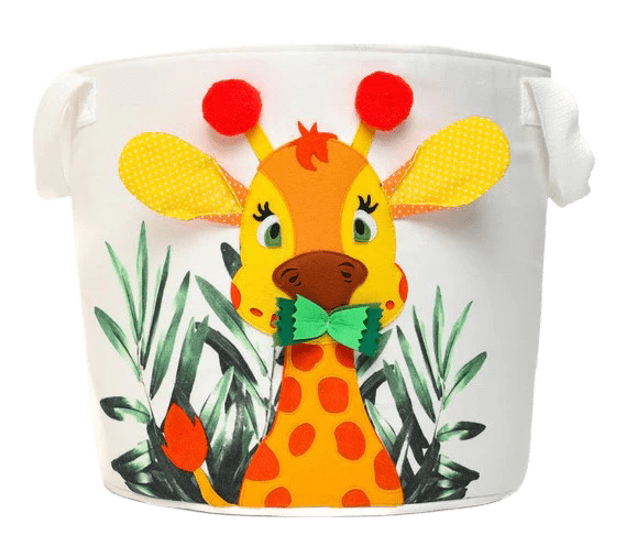 Giraffe - Aufbewahrungsbox (rund) von Touch of India