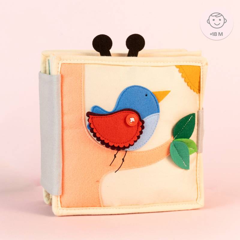 Magischer Vogel - Mini Quiet Book von Touch of India