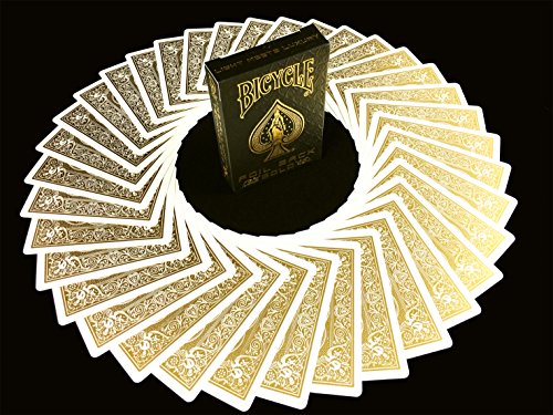 BICYCLE METALLUXE GOLD Limited Edition Cards By JOKARTE COLLECTORS Spielkarten Golden Luxe von Tour de magie