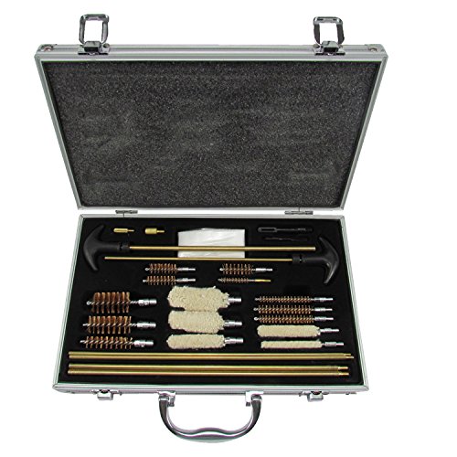 TOURBON Universal Aluminium Gun Cleaning Kit für Gewehr Pistole Pistolen Shotgun von TOURBON