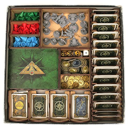 TowerRex Aufbewahrungs-Organizer für Talisman und Erweiterungen – Aufbewahrung für Talisman – Organizer-Set Token-Box Karteneinsatz von TowerRex