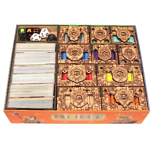 TowerRex Brettspiel-Organizer für Wurzel-Brettspiel-Box, Wurzelerweiterungen, Root Underworld Erweiterung, Root Riverfolk Erweiterung, Root Marauder Erweiterung, Wurzeluhrwerk-Erweiterung, von TowerRex