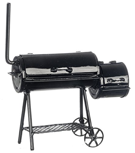 Puppenhaus Deluxe BBQ Barbeque Smoker Grill Miniatur 1:12 Gartenmöbel von Town Square Miniatures